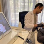 نمونه کار لیفت صورت با هایفوتراپی در اصفهان